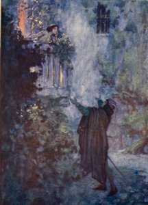 The Balcony Scene in Romeo and Juliet by English School